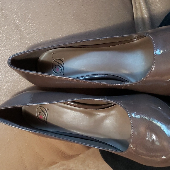 Brown platform stiletto heels - Picture 7 of 10